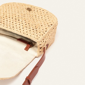 Raphia Teddy Bag