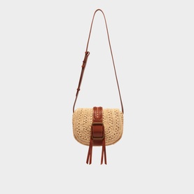 Raphia Teddy Bag