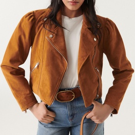Selio Leather Blazer
