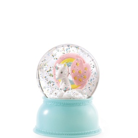 Unicorn Snow Globe Night Light