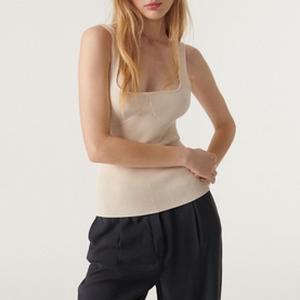 Oxmo Sleeveless Knit