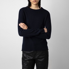 Cici Patch Cashmere Sweater