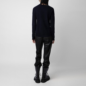 Cici Patch Cashmere Sweater