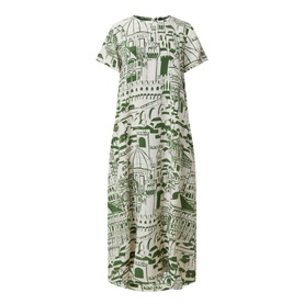 Aral Map Silk Dress