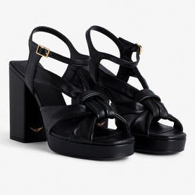 Forget Me Knot Block Heels