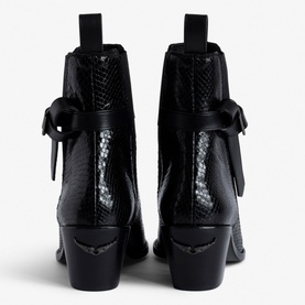 Tyler Python-Effect Cowboy Boots