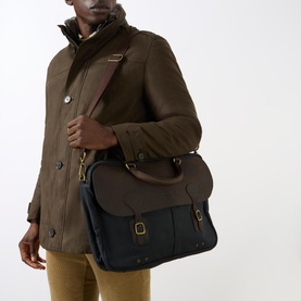 Wax Leather Briefcase