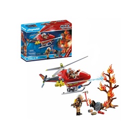 Fire Rescue Helicopter Playset