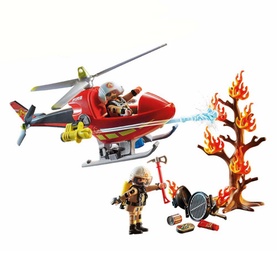 Fire Rescue Helicopter Playset