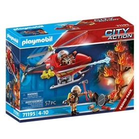 Fire Rescue Helicopter Playset