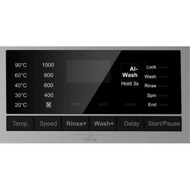 Powerpoint, P351210KIN, 10Kg 1200 RPM Washer, Silver