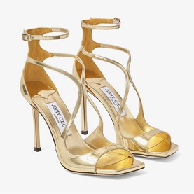 Azia 110 Leather Strappy Heeled Sandals