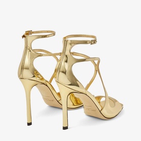 Azia 110 Leather Strappy Heeled Sandals