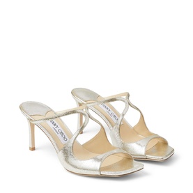 Anise 75 Glitter Leather Mules