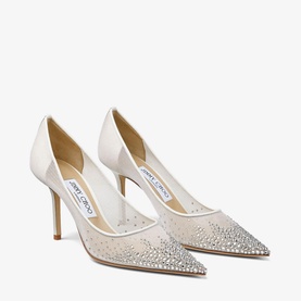 Love 85 Mesh D&eacute;grad&eacute; Crystals Pumps
