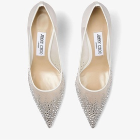 Love 85 Mesh D&eacute;grad&eacute; Crystals Pumps