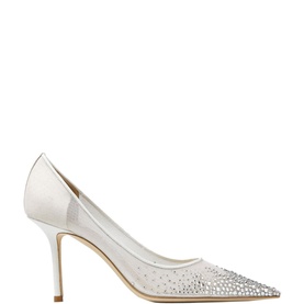 Love 85 Mesh D&eacute;grad&eacute; Crystals Pumps