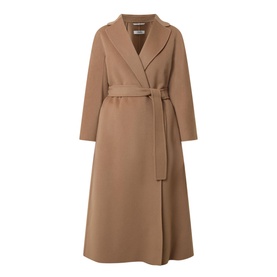 Esturia Wrap-Style Wool Coat
