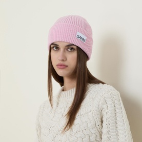 Ribbed-Knit Lightweight Beanie Hat