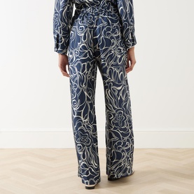 Pazzo Silk Pattern Trousers