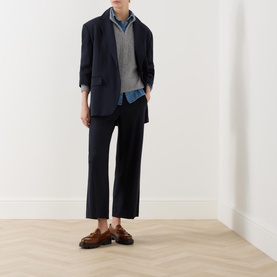 Pappa Oversized Single-Breasted Blazer