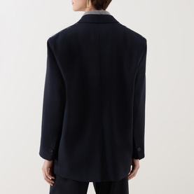 Pappa Oversized Single-Breasted Blazer