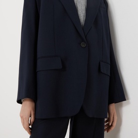 Pappa Oversized Single-Breasted Blazer