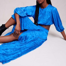 Japra Embroidered Maxi Skirt