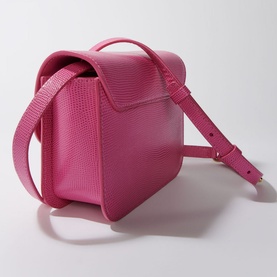 Clover Mini Lizard-Embossed Bag