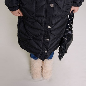 Greigy Padded Coat