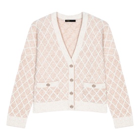 Moovida Check Knit Cardigan