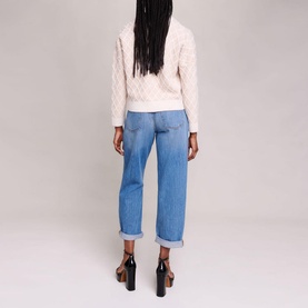 Moovida Check Knit Cardigan