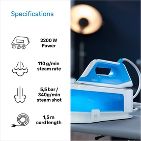 CareStyle Compact Steam Gen 5.5 Bar 2200W