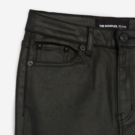 Leather Effect Skinny Jeans
