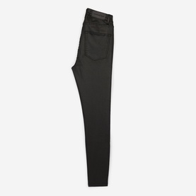 Leather Effect Skinny Jeans