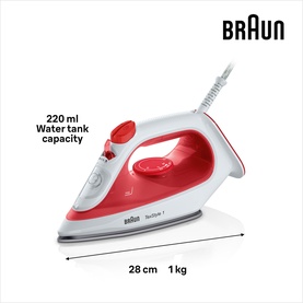 TexStyle 1 Red Steam Iron 1900W