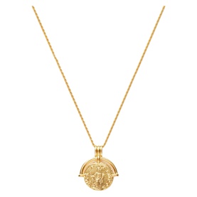Medium Roman Arc Coin Pendant Necklace