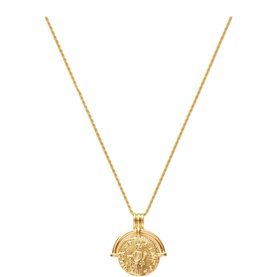 Medium Roman Arc Coin Pendant Necklace