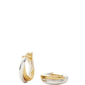 Lucy Williams Chunky Entwine Mini Hoop Earrings