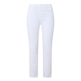 Cindy Mid-Rise Cropped Straight Leg Jeans