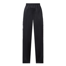 Logo-Taped Straight Leg Trousers