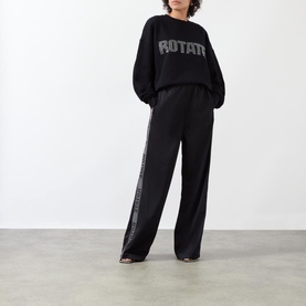 Logo-Taped Straight Leg Trousers
