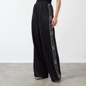 Logo-Taped Straight Leg Trousers