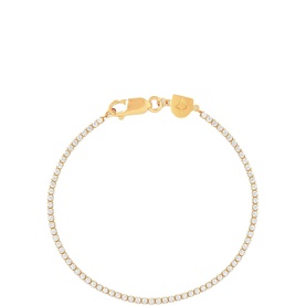 Tennis Chain 18k Gold-Plated Bracelet