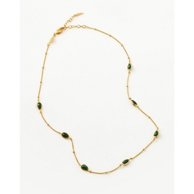 Magma Gemstone Charm Choker Necklace