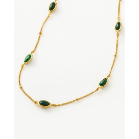 Magma Gemstone Charm Choker Necklace