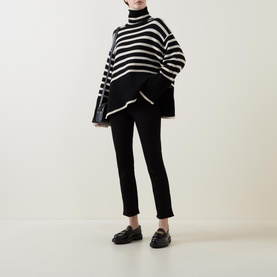 Cindy High-Rise Straight Leg Jeans