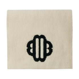 Logo Rib Knit Scarf