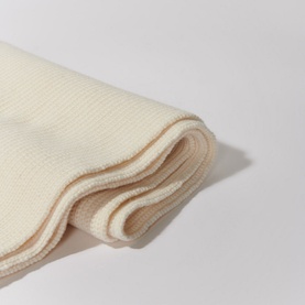 Logo Rib Knit Scarf