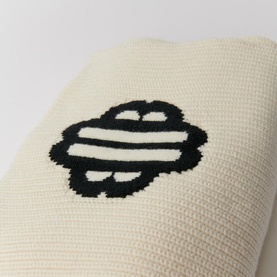 Logo Rib Knit Scarf